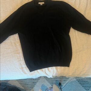 Black V-Neck Sweater